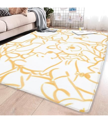 Amazon | くまのプーさん ラグ カーペット 洗える ラグマット 滑り止め